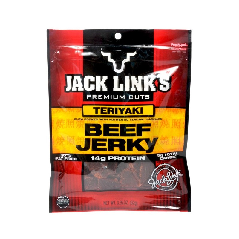 JACK LINK'S BEEF JERKY Viandes séchées protéinées JERKY