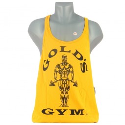 GOLD'S GYM MUSCLE JOE PREMIUM STRINGER Jaune Vêtements et Accessoires GOLD'S GYM