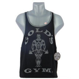 GOLD'S GYM MUSCLE JOE PREMIUM STRINGER Noir Gris Vêtements et Accessoires GOLD'S GYM