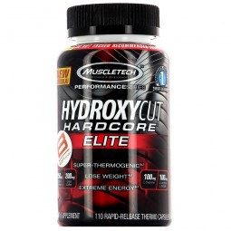 MUSCLETECH HYDROXYCUT HARDCORE ELITE puissant Brûleurs de Graisses  pas cher