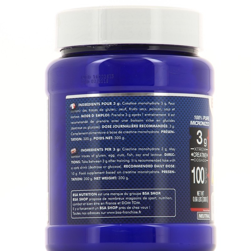 BSA Nutrition CREABEAST Créatine Monohydrate BSA NUTRITION