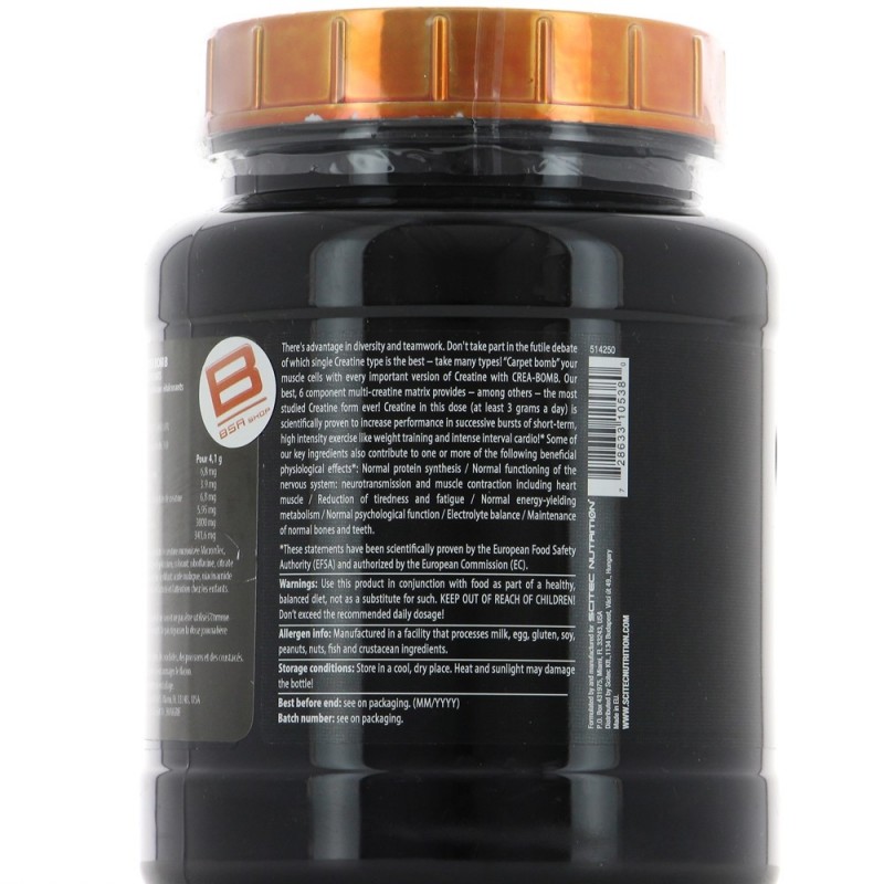 SCITEC CREA-BOMB Créatine SCITEC NUTRITION