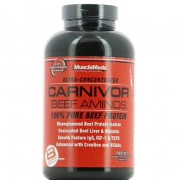 MUSCLEMEDS CARNIVOR BEEF AMINOS Construction musculaire MUSCLEMEDS