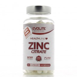 EVOLITE ZINC CITRATE Construction musculaire EVOLITE NUTRITION