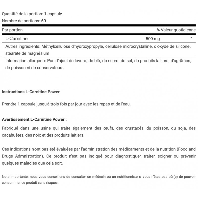 SAN L-CARNITINE POWER
