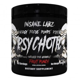 Booster de force pré-workout INSANE LABZ PSYCHOTIC BLACK