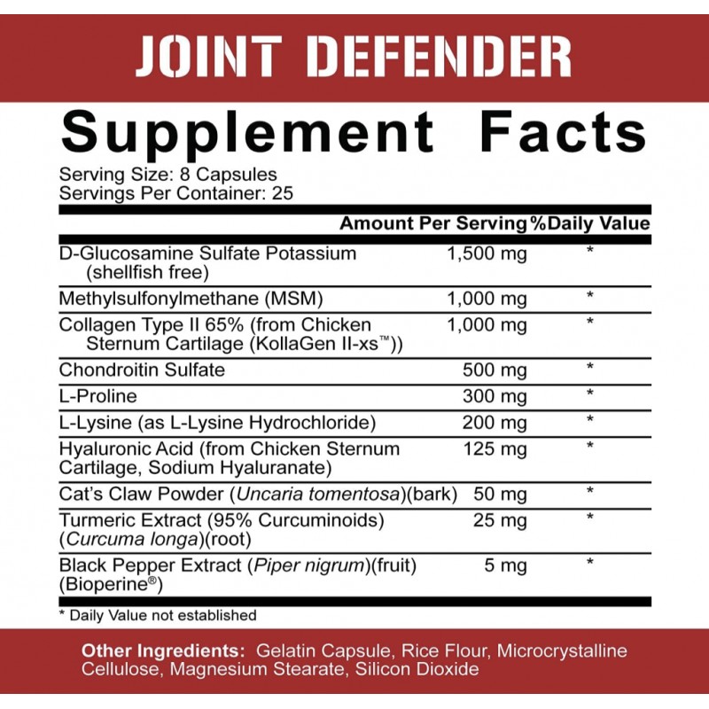 5% NUTRITION RICH PIANA JOINT DEFENDER
