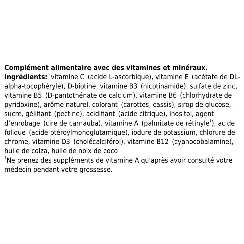 WOMEN'S BEST CHEWABLE HAIR VITAMINES BERRY