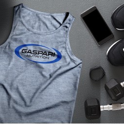 GASPARI TANK TOP LOGO GREY