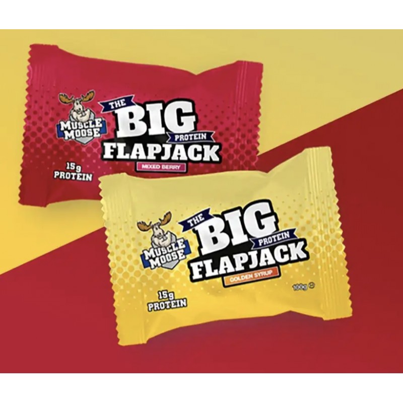 MUSCLE MOOSE BIG PROTEIN FLAPJACK