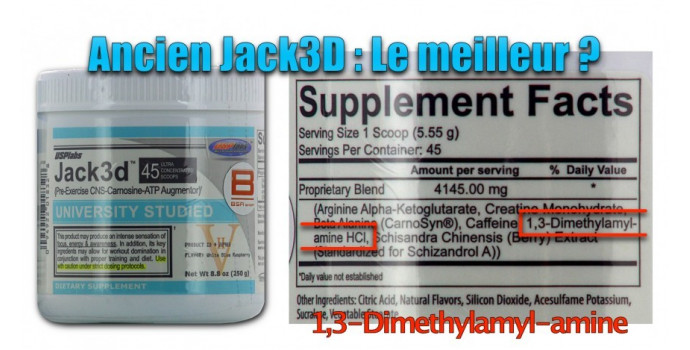 L'ancien USPlabs JACK3D : La légende ? Bien sûr !