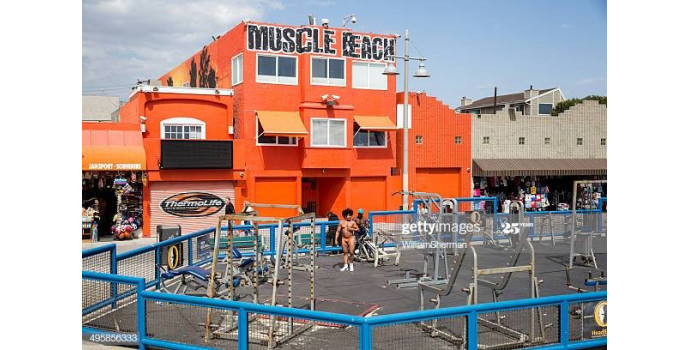 Muscle Beach à Los Angeles ! The Dream !